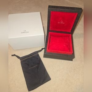 Omega Black and Red Watch Box Set